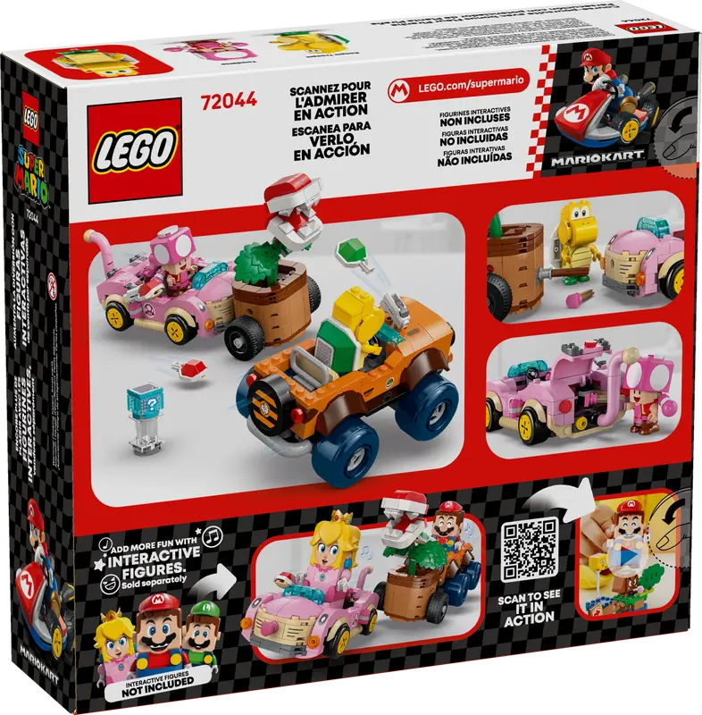 Mario Kart – Ensemble de poursuite de mise sous tension de l'usine Piranha (72044)